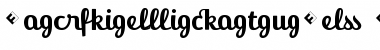 JackieLigaturesBold Bold Font