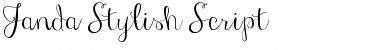 Janda Stylish Script Regular Font