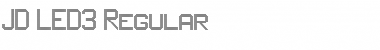 Download JD LED3 Font Download JD LED3 Font