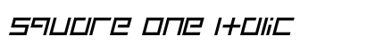Square One Italic Preview