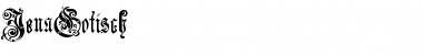Download Jena Gotisch Font Download Jena Gotisch Font