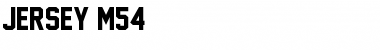 Download Jersey M54 Font Download Jersey M54 Font