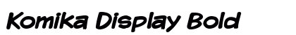 Komika Display Bold preview
