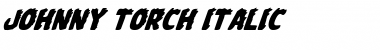Download Johnny Torch Italic Font