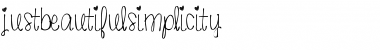 Download justbeautifulsimplicity Font Download justbeautifulsimplicity Font