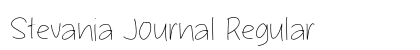 Stevania Journal Regular preview