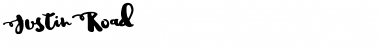 Download JustinRoad Font