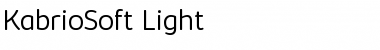 Kabrio Soft Light Font