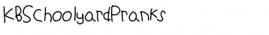 Download KBSchoolyardPranks Font