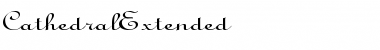 CathedralExtended Regular Font