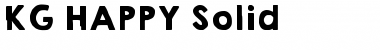 KG HAPPY Solid Regular Font KG HAPPY Solid Regular Font