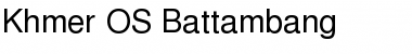 Khmer OS Battambang Regular Font