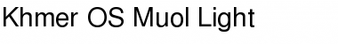 Khmer OS Muol Light Font