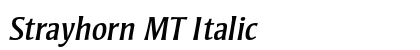 Strayhorn MT Italic Preview