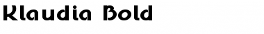 Klaudia Bold Font