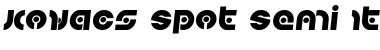 Download Kovacs Spot Semi-Italic Font Download Kovacs Spot Semi-Italic Font