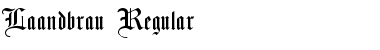 Download Laandbrau Font Download Laandbrau Font