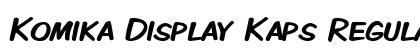 Komika Display Kaps Regular Preview