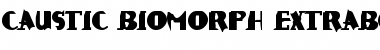 Caustic Biomorph ExtraBold Regular Font