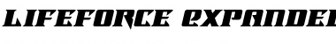 Lifeforce Expanded Italic Expanded Italic Font