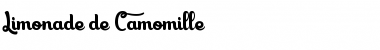 Limonade de Camomille Regular Font