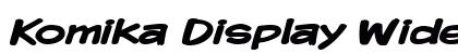 Komika Display Wide Bold preview