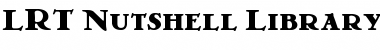 Download LRT Nutshell Library Black Font