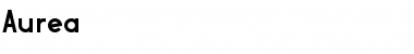 Aurea Regular Font