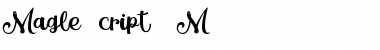 Magle Script DEMO Regular Font