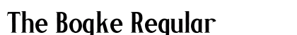 The Boqke Regular Preview