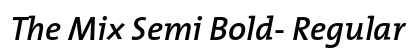 The Mix Semi Bold- Regular preview