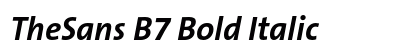 TheSans B7 Bold Italic Preview