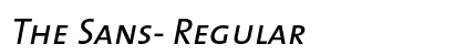 The Sans- Regular preview