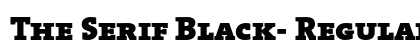 The Serif Black- Regular preview