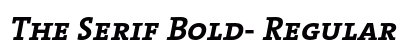 The Serif Bold- Regular preview