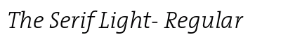 The Serif Light- Regular preview