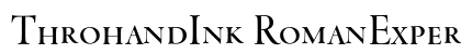 ThrohandInk RomanExpert Preview
