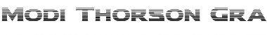 Download Modi Thorson Gradient Font