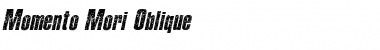 Momento Mori Italic Font