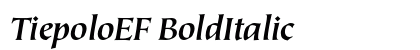 TiepoloEF BoldItalic Preview