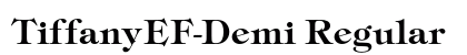 TiffanyEF-Demi Regular preview
