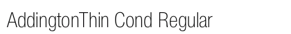 AddingtonThin Cond Regular preview