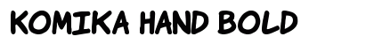 Komika Hand Bold preview