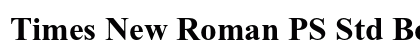 Times New Roman PS Std Bold preview