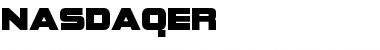 NASDAQER Heavy Font