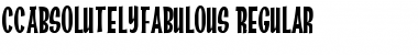 CCAbsolutelyFabulous Regular Font