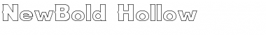 NewBold Hollow Regular Font
