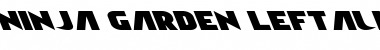 Ninja Garden Leftalic Italic Font