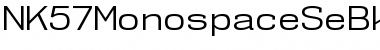 NK57 Monospace Semi-Expanded Book Font