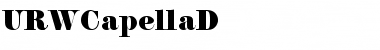 URWCapellaD Regular Font